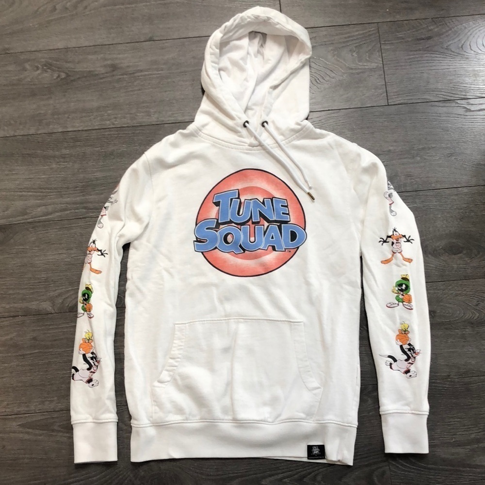 AEROPOSTALE Tune Squad white hoodie size medium unisex